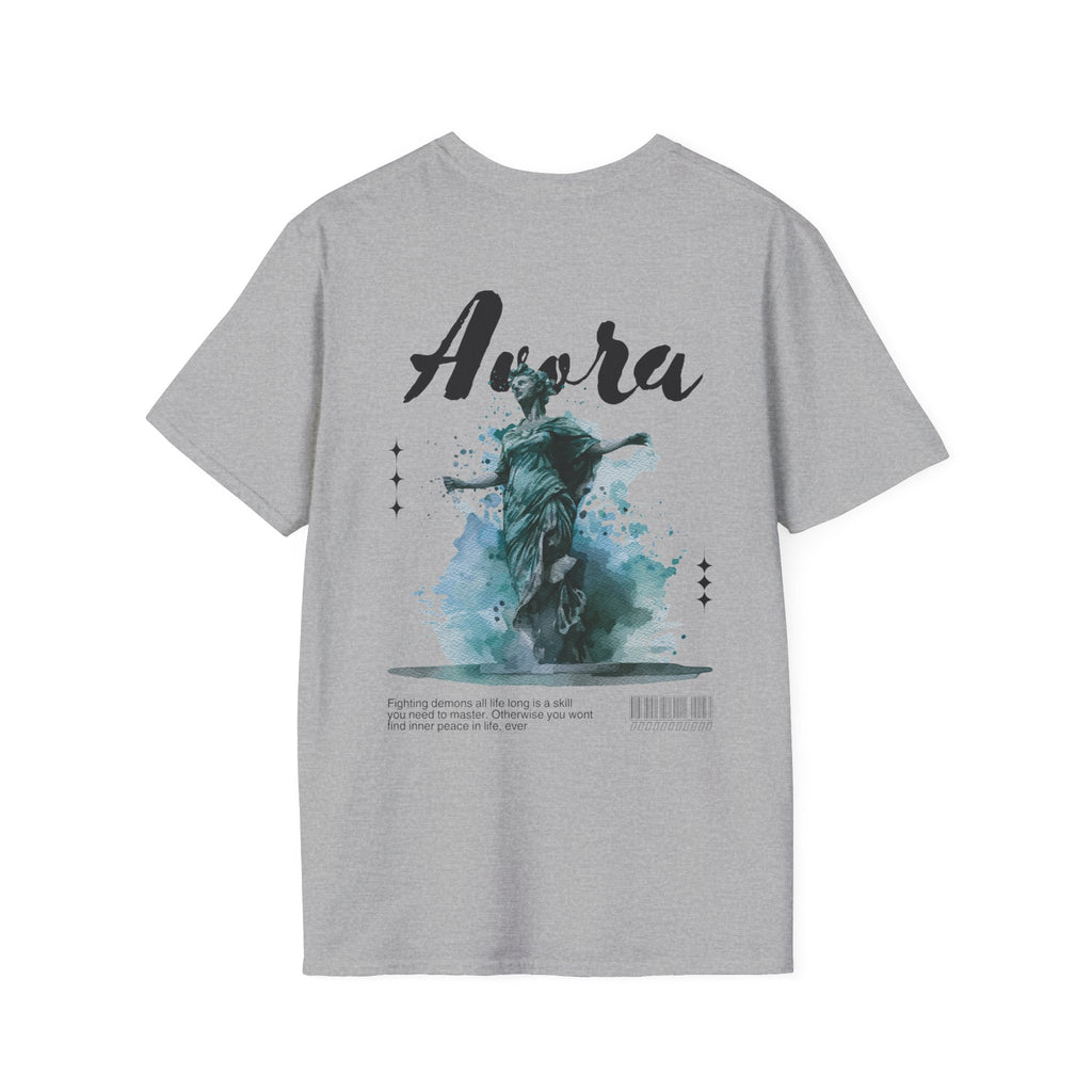 Heykel Baskılı Unisex Avora Tişört