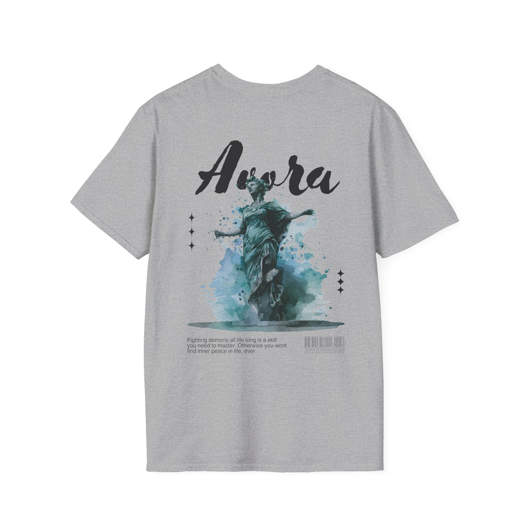 Heykel Baskılı Unisex Avora Tişört