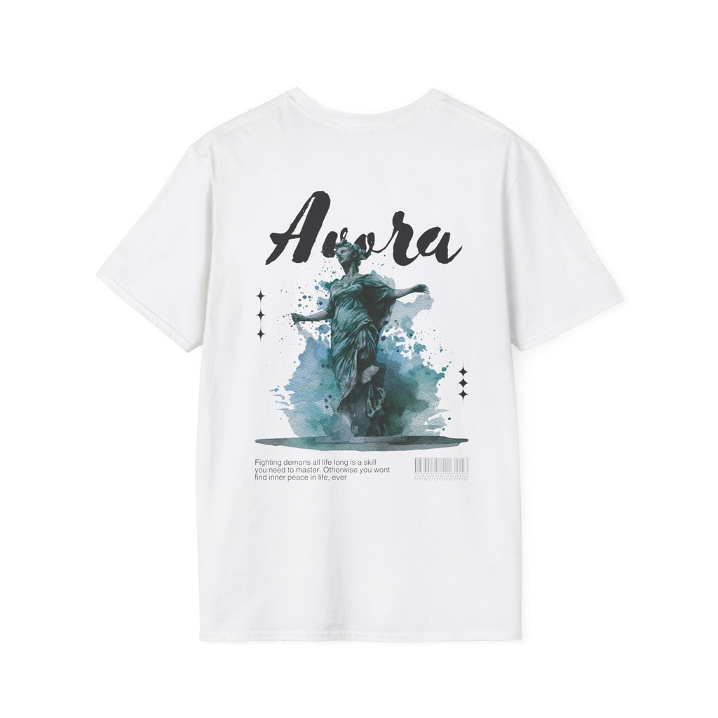 Heykel Baskılı Unisex Avora Tişört