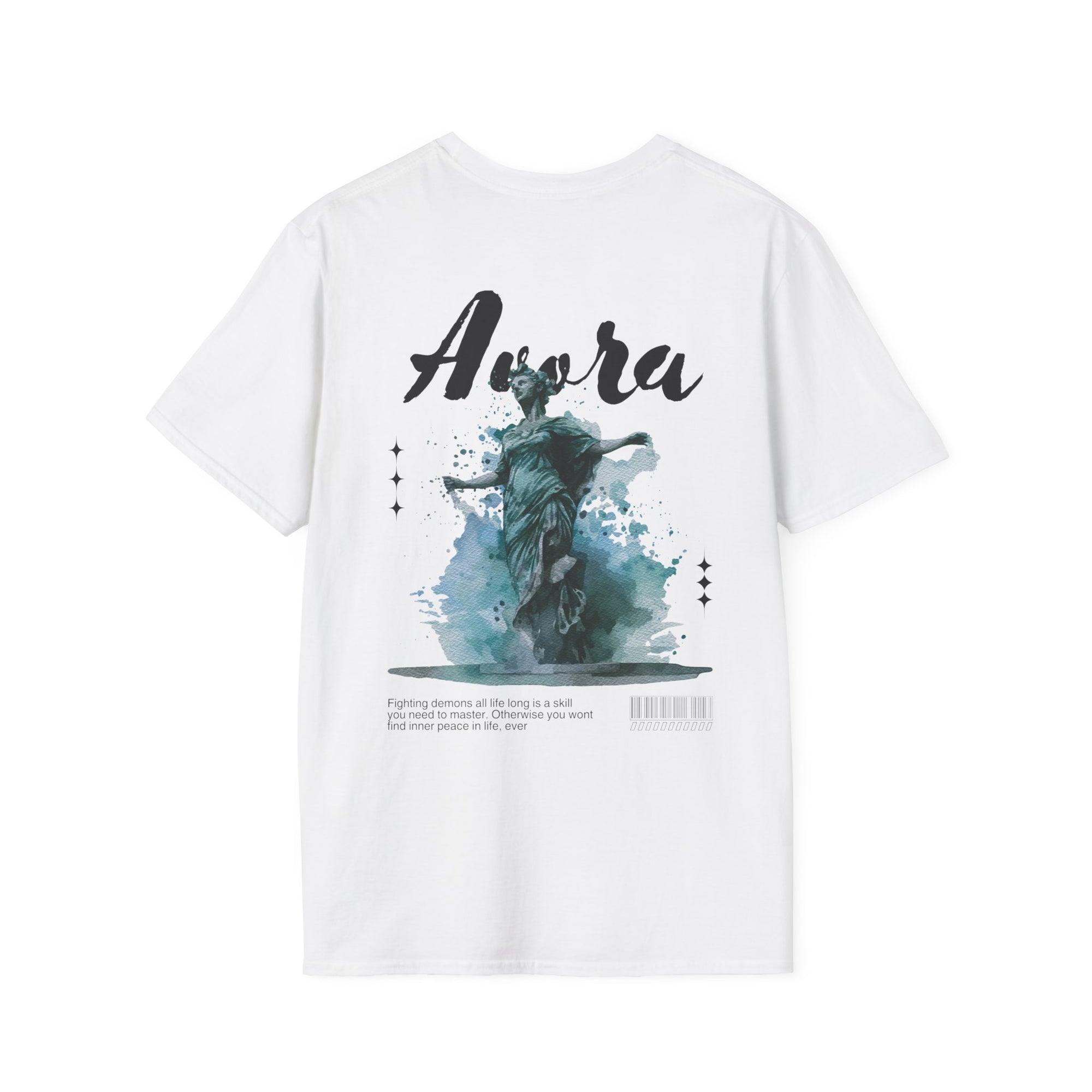 Heykel Baskılı Unisex Avora Tişört