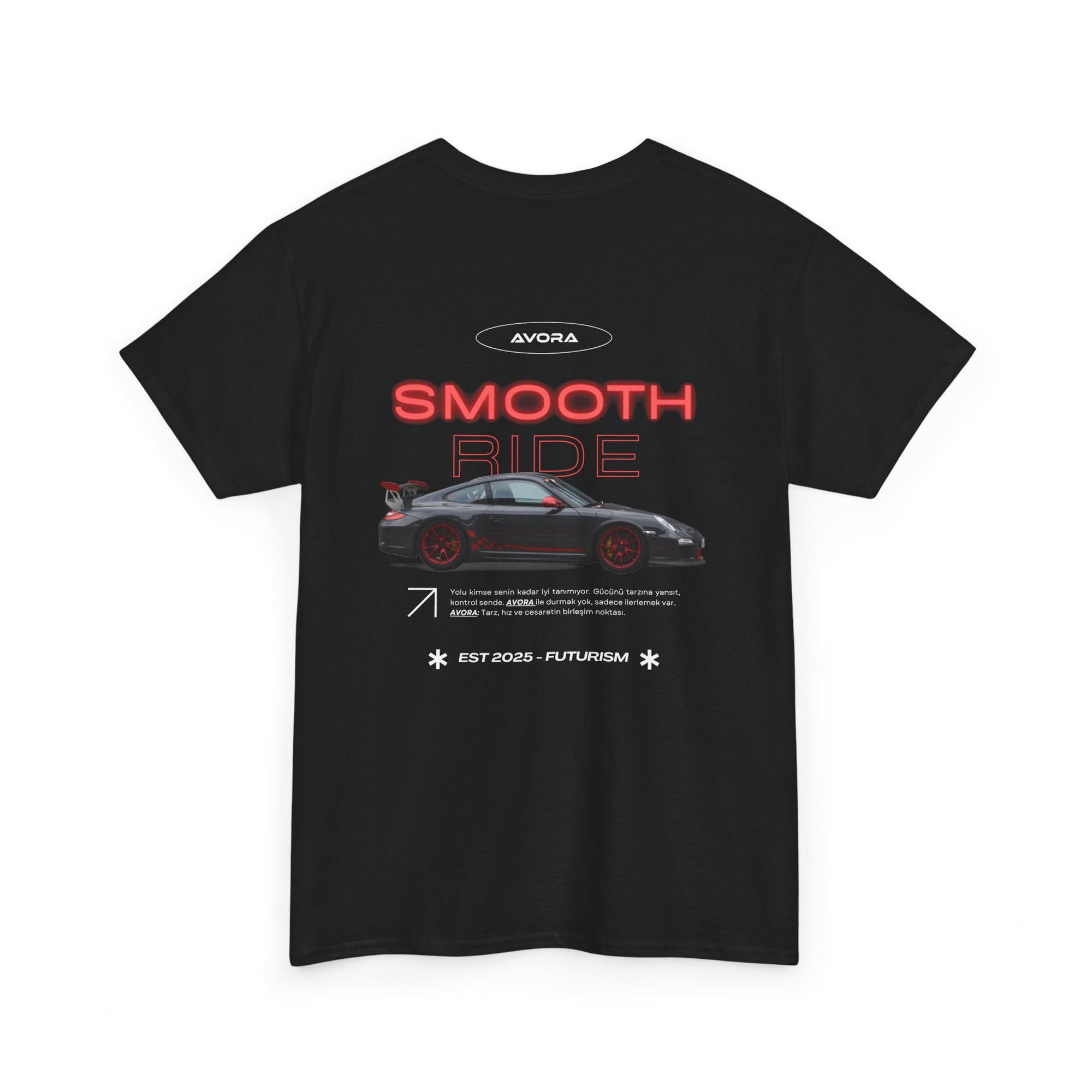 Porsche 911 Motive Siyah Tişört