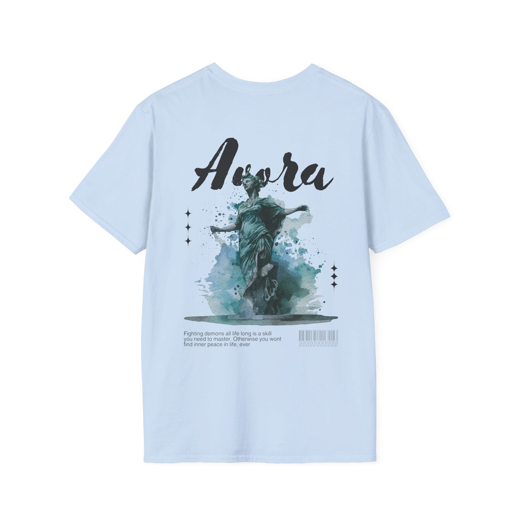 Heykel Baskılı Unisex Avora Tişört