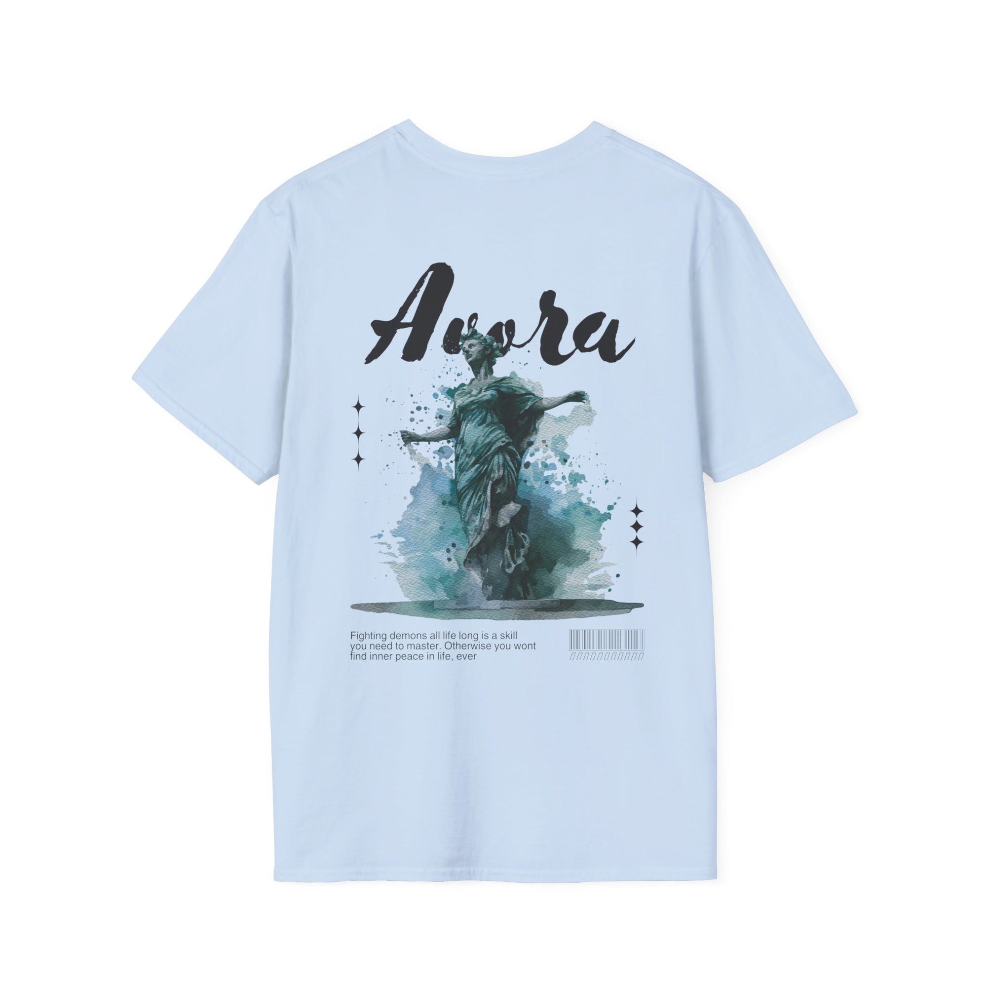 Heykel Baskılı Unisex Avora Tişört